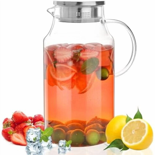 Lasikannu kannella 128oz3.7L