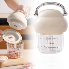 Picadora de alimentos manual de 350 ml con mango