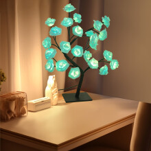 HauiWeiLyai-besparingar! LED-rosgrenlampa USB-simulering konstgjord blomma nattlampa födelsedagspresent till vän bordslampa
