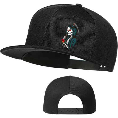 Gorra snapback de visera plana Skull Skateboards