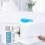 Protège-matelas imperméable pour matelas simple avec fermeture éclair, blanc sur 6 faces 1