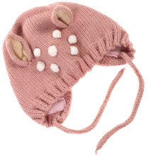 Newborn Baby Hats Infant Hat Woolen Yarn 1Set Ear Protection for Cold Weather