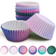 300 darabos cupcake betétek, standard cupcake formák, 6 dizájnos cupcake papírok, sütőformák, cupcake csomagolópapírok (standard méret)