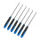 6 Piece Hook Pick Set for Engineering Craft Work O-Ring 241mm Steel 2