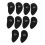10pcs Golf Club Head Covers Nylon Mesh 6