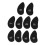 10pcs Golf Club Head Covers Nylon Mesh 11