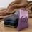Women's wool tights with cat paw pattern black brown grey 4
