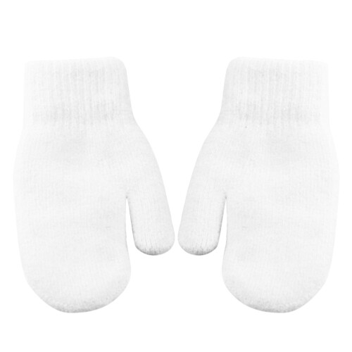 Damen-Doppellagige Strickfäustlinge – Weich, warm & 1