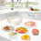 300Pcs Disposable Food Containers for Fresh Keeping Bads Storage Covers Kitchen 7