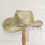Cowboy Hat Sequined Tassel Design One Size Gold 2