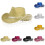 Cowboy Hat Sequined Tassel Design One Size Gold 5