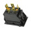 Διακόπτης Rocker Carling SPDT ON-None-ON3-pin10A250VAC 2