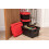Keter Tuff Box 37L Storage Boxes with Lid Set of 3 - Black 3