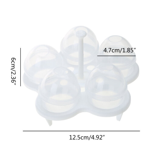 Hard Boil Egg Cooker 5 for Eggies Without Shells Egg Divider Eggs Steamer MoldT 1