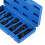 8 Piece CR-MO Spline Socket Bit Set 78MM Impact Drive Black Phosphate 10