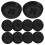 Stable Mini Tree Stand with Round Base, Black Plastic, 48 Pieces for Crafting and Projects 6