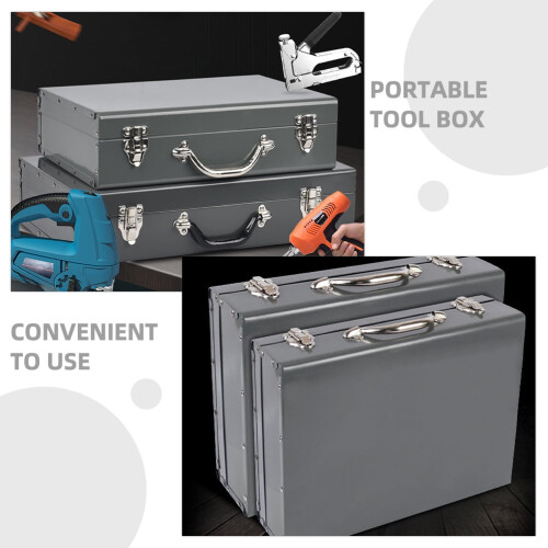 Thickened Tool Storage Box, Compact Small Tool Case for Home Use, 1 Piece 2