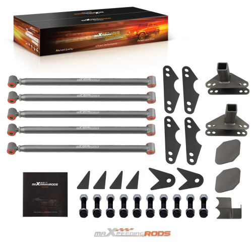 Universal Rear Weld-On Parallel 4 Link Suspension Kit with 24" bars + Mountings 2