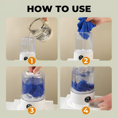 Smart Laundry Cup Portable Mini Underwear Washer1pc 2