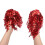 Pompon da cheerleader, colori assortiti, resistenti e riutilizzabili, 12 pezzi 3