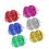 Pompon da cheerleader, colori assortiti, resistenti e riutilizzabili, 12 pezzi 4
