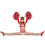 Pompon da cheerleader, colori assortiti, resistenti e riutilizzabili, 12 pezzi 7