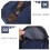 Borsa a tracolla in denim da donna, elegante borsa a spalla, 1 pezzo 5