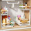 Under Sink Organizer, 2 Tier Pull Out, Adjustable Height, White(S) 6
