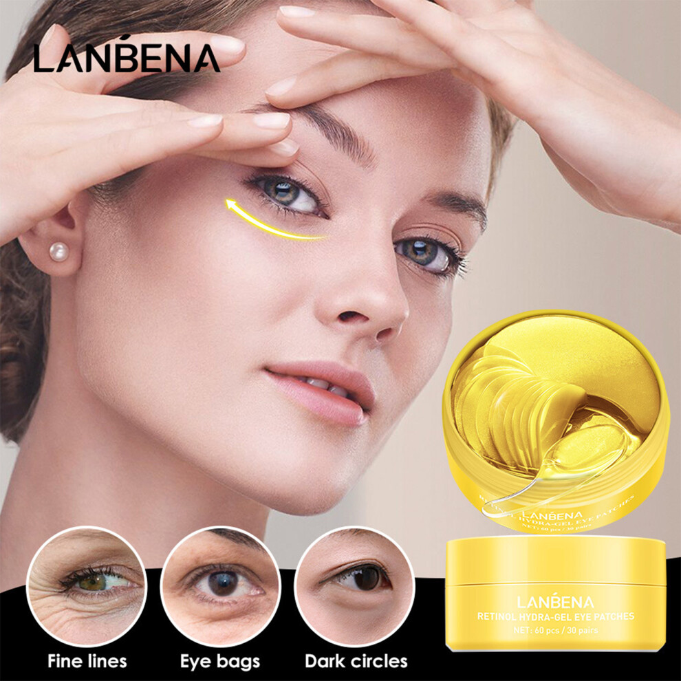 Penghui-Toys (Retinol Eye Mask) 60Pcs Anti-Wrinkle Eye Mask Patches For Fine Lines & Bags