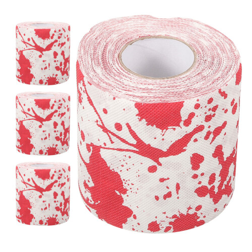 12 Spukiges Papier Toilettenrolle Mit Handprint