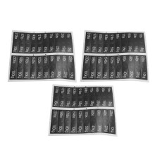 Self-Adhesive Weight Stickers for Dumbbells and Weight Plates