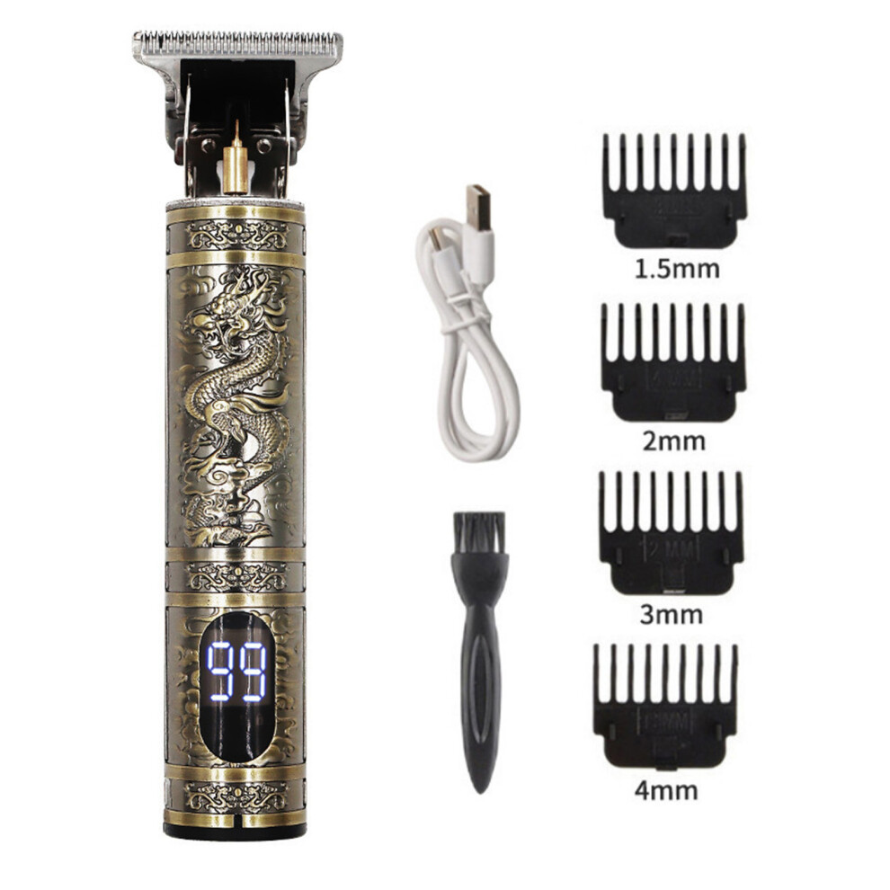 Penghui-Toys (145 Dragon And Phoenix Liquid Crystal) Electric Hair Clipper With Combs - 50 Char