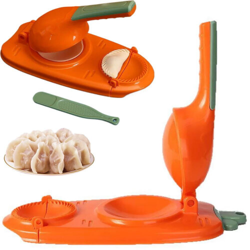 Dumpling Maker Wrapper Presser Kit Manual Labor-Saving Dumplings Dough Molder 2In1 Baking Gadget Machine Tool 2