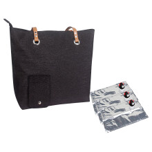 Bolsa térmica portátil para vino con aislamiento, 1 unidad.