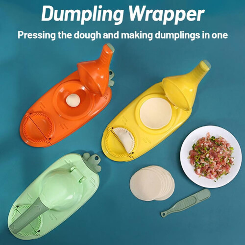 2-i-1 manuel dumplingmaskine – til dumplings, empanadas og 2