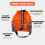 (Orange) Waterproof Ski Leg Covers - Sand & Snow Proof 4
