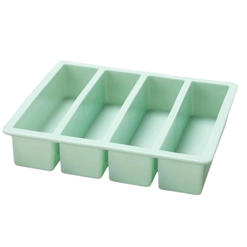 Bac à glaçons en silicone avec design à 4 bandes