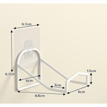 Support mural en forme de U pour manette de jeu, compatible avec téléphones et tablettes.