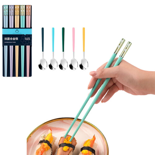 Reusable Plastic Chopsticks Set Dishwasher Safe 1 Pair 1