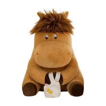 Cavalo de Pelúcia de 50 cm – Boneco de Cavalo de Pelúcia, Presente Exclusivo para Trabalhadores, Decoração de Ano Novo e Inauguração de Casa,