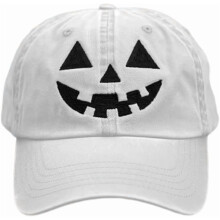 Boné de beisebol unissex com estampa de abóbora para o outono e Halloween, com bordado de abóbora Jacko Lantern e ajuste perfeito para a temporada