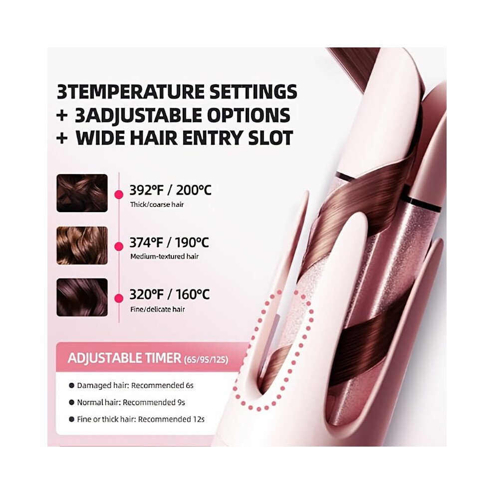 Automatic Hair Curler Electric Rotating 1pc