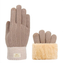 Warme gebreide winterhandschoenen voor mannen en vrouwen, dikke, comfortabele touchscreenwanten, thermische winterhandschoenen voor volwassenen,
