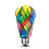 Ampoule LED à filament à changement de couleur E26 4W8 Modes 1