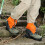 (Orange) Waterproof Ski Leg Covers - Sand & Snow Proof 9
