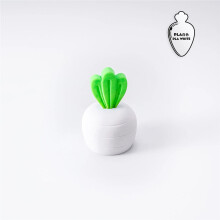 1 Stück 13,5 cm große, 3D-gedruckte Karottenfigur, dehnbare Osterdekoration, Tischgeschenk, Accessoires
