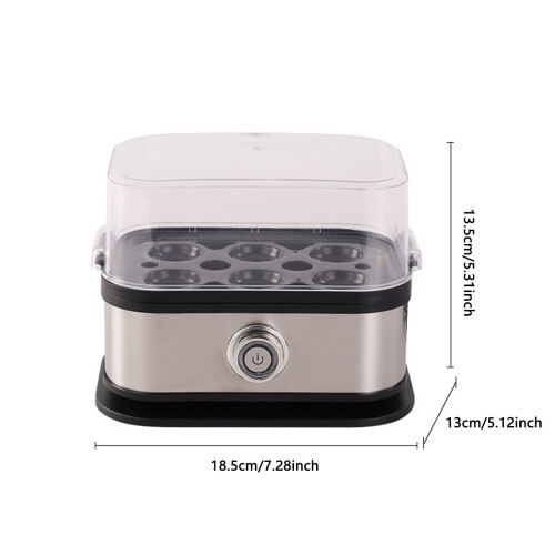 Intelligent One Click Egg Poacher Cooker For Poached Eggs Every With Automatic Keep Warm Function And Stainless Steel Construction 2