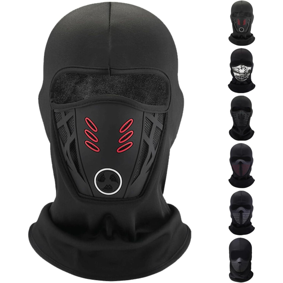 Winter Rider Warm Anti-Haze Balaclava Full Face Mask Ski Mask Winter Water Windproof Thickened Resistant Face Unisex 9071309050165