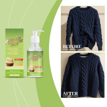 Wool Sweater Shrinkage Reducing Agent – Restores Softness & Fluffiness, Gentle Care for All Wool Garments – Compatible with Hand & Machine Wash