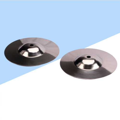 Crash Cymbals για σετ ντραμς, μεταλλικά κρουστά με πλούσιο ήχο, σετ 2 τεμαχίων 2